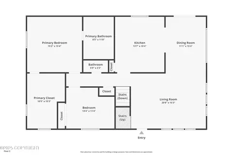 Floorplan - 3915 Hiland Rd, Eagle River, AK 99577 photo 3 of 4
