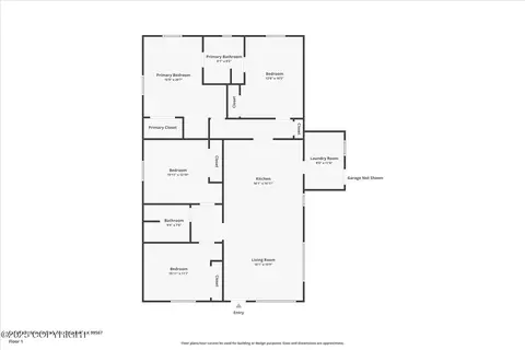 Floorplan - 22179 Birchwood Loop Rd, Chugiak, AK 99567 photo 1 of 1