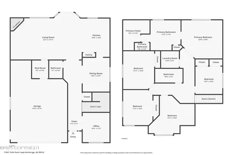 Floorplan - 11451 Tulin Park Loop, Anchorage, AK 99516 photo 3 of 5