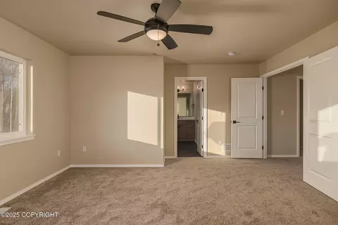 Bedroom - 1594 E Hidden Ranch Loop, Palmer, AK 99645 photo 3 of 9