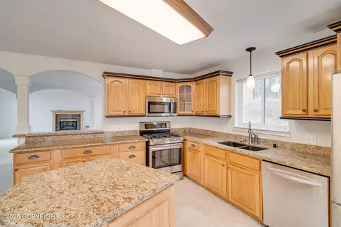 Kitchen - 19434 Second St, Eagle River, AK 99577 photo 2 of 2