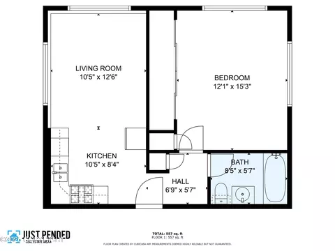 Floorplan - 1401 E 10th Ave, Anchorage, AK 99501 photo 1 of 3