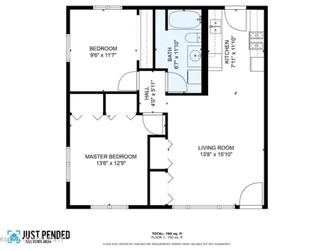 Floorplan - 1401 E 10th Ave, Anchorage, AK 99501 photo 2 of 3