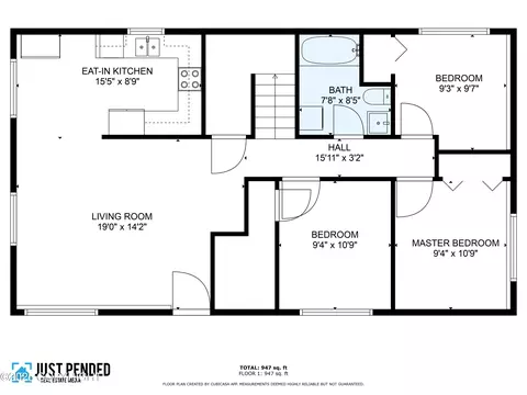 Floorplan - 108 E Cook Ave, Anchorage, AK 99501 photo 1 of 1