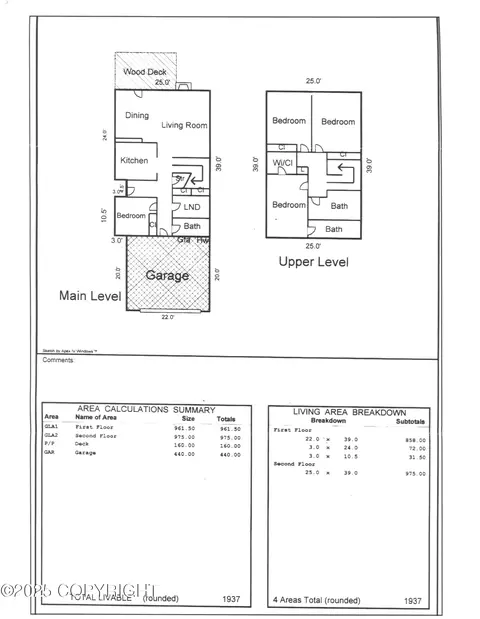 Floorplan - 3303 Wiley Post Loop, Anchorage, AK 99517 photo 1 of 2