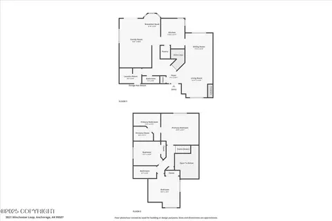 Floorplan - 3821 Winchester Loop, Anchorage, AK 99507 photo 2 of 2