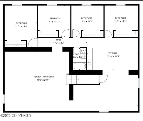 Floorplan - 8330 E 5th Ave, Anchorage, AK 99504 photo 2 of 2