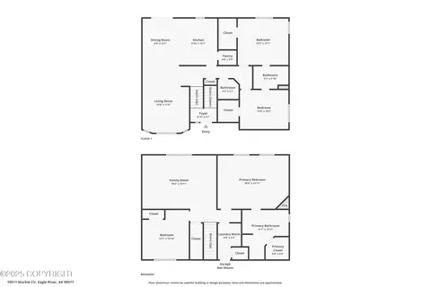Floorplan - 19511 Marble Cir, Eagle River, AK 99577 photo 1 of 3