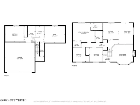 Floorplan - 9033 W Parkview Terrace Loop, Eagle River, AK 99577 photo 1 of 2