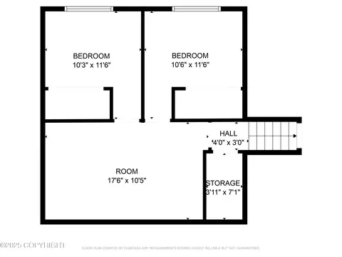 Floorplan - 9645 Nulato Cir, Eagle River, AK 99577 photo 2 of 4