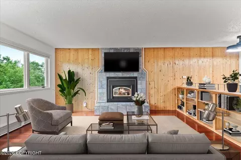 Living - 30828 Sagwon Ave, Eagle River, AK 99577 photo 5 of 7