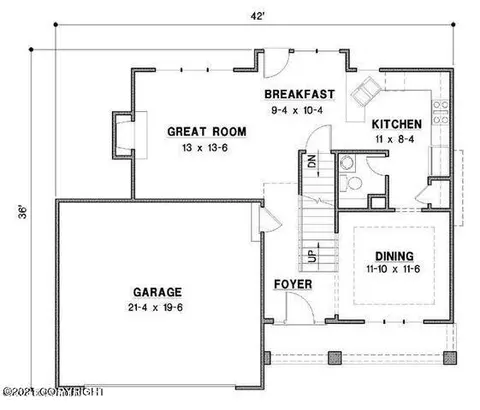Floorplan - 19903 Gilbert Rd, Chugiak, AK 99567 photo 1 of 2