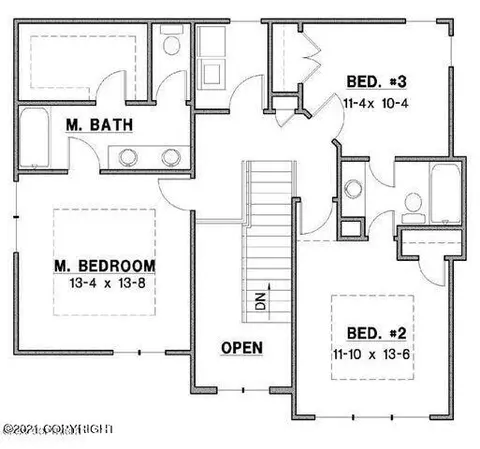 Floorplan - 19903 Gilbert Rd, Chugiak, AK 99567 photo 2 of 2