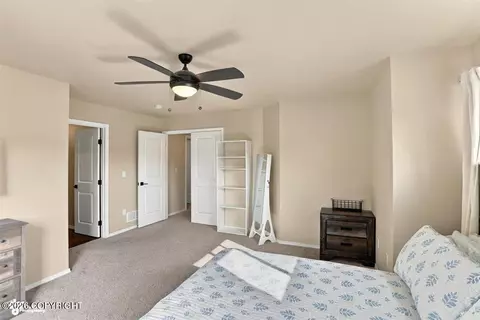 Bedroom - 1594 E Hidden Ranch Loop, Palmer, AK 99645 photo 4 of 10
