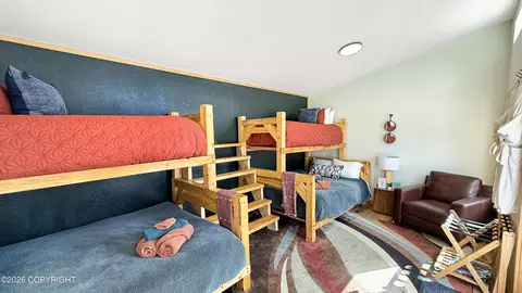 Bedroom - 7201 W Willow Fishhook Rd, Willow, AK 99688 photo 4 of 9