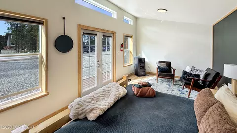 Bedroom - 7201 W Willow Fishhook Rd, Willow, AK 99688 photo 7 of 9