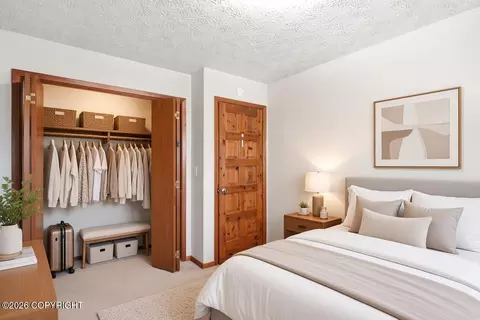 Bedroom - 7300 Clairborne Dr, Anchorage, AK 99502 photo 11 of 13