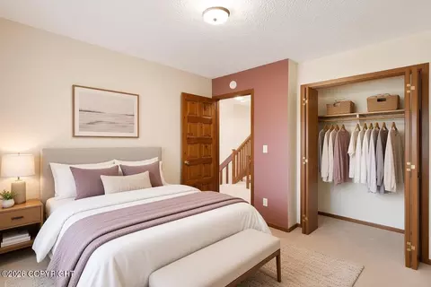 Bedroom - 7300 Clairborne Dr, Anchorage, AK 99502 photo 9 of 13