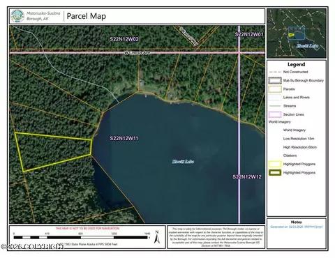 L18c No Road Hewitt-whiskey Lake, Skwentna, AK 99667