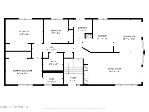 Floorplan - 5005 E 98th Ave, Anchorage, AK 99507 photo 2 of 3