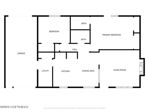 Floorplan - 3740 E 66th Ave, Anchorage, AK 99507 photo 1 of 1
