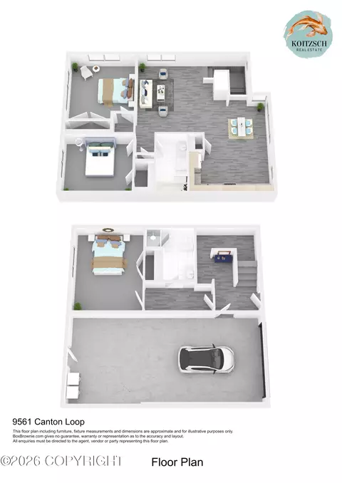 Floorplan - 9561 Canton Loop # 174, Anchorage, AK 99515 photo 1 of 2