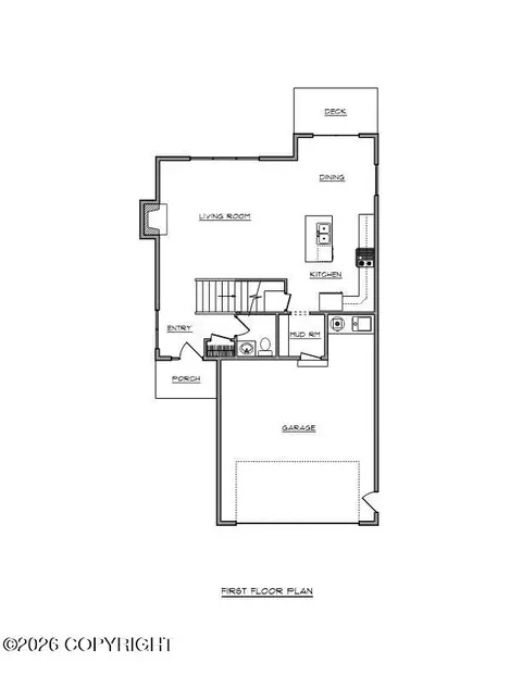 Floorplan - 9043 Chalk Hill Loop, Anchorage, AK 99502 photo 1 of 2