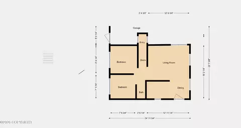 Floorplan - 312 Thomas Cir, Anchorage, AK 99508 photo 1 of 1