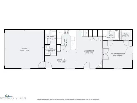 Floorplan - 16633 Rivers Edge Ln # 19, Eagle River, AK 99577 photo 1 of 3