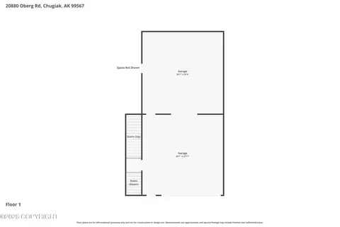 Floorplan - 20880 Oberg Rd, Chugiak, AK 99567 photo 3 of 3