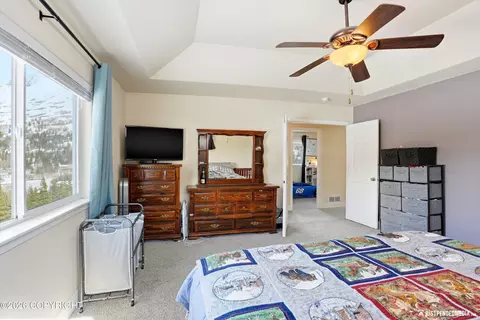 Bedroom - 2695 W River Dr, Eagle River, AK 99577 photo 5 of 10