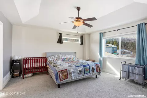 Bedroom - 2695 W River Dr, Eagle River, AK 99577 photo 4 of 10