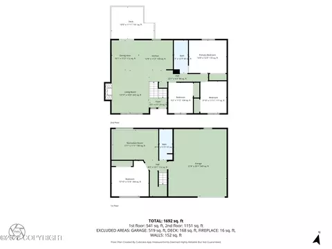 Floorplan - 17507 Kantishna Rd, Eagle River, AK 99577 photo 1 of 3