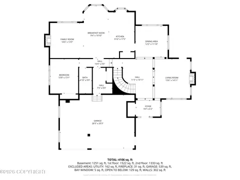 Floorplan - 17201 Yellowstone Dr, Eagle River, AK 99577 photo 2 of 4