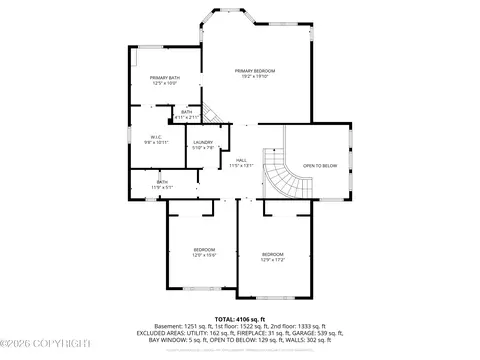 Floorplan - 17201 Yellowstone Dr, Eagle River, AK 99577 photo 3 of 4