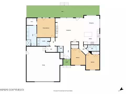 Floorplan - 3375 E Serendipity Loop, Wasilla, AK 99654 photo 1 of 1
