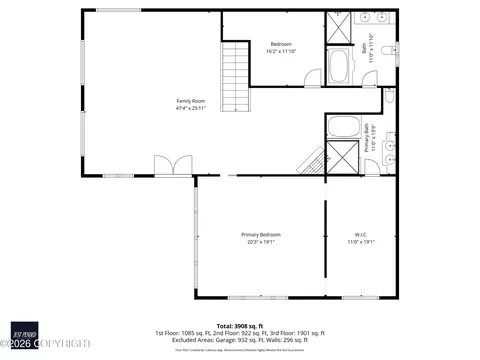 Floorplan - 3831 Harca St, Eagle River, AK 99577 photo 3 of 3