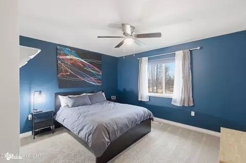 Bedroom - 1356 E Hidden Ranch Loop, Palmer, AK 99645 photo 3 of 6
