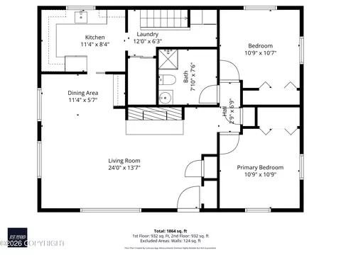 Floorplan - 2940 E 142nd Ave, Anchorage, AK 99516 photo 1 of 2