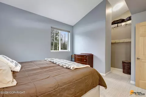 Bedroom - 11642 N Remote Ln, Willow, AK 99688 photo 2 of 2
