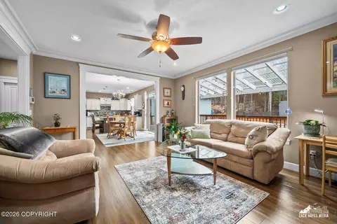 Living - 21930 Sheltering Spruce Loop, Chugiak, AK 99567 photo 3 of 5