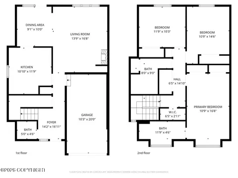 Floorplan - 4161 Hampton Dr # 11A, Anchorage, AK 99504 photo 2 of 6