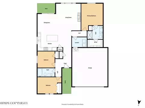 Floorplan - 1043 E Mountain Peak Loop, Palmer, AK 99645 photo 1 of 1