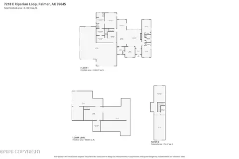 Floorplan - 7218 E Riparian Loop, Palmer, AK 99645 photo 1 of 4