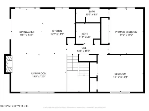 Floorplan - 4154 Hampton Dr, Anchorage, AK 99504 photo 5 of 6