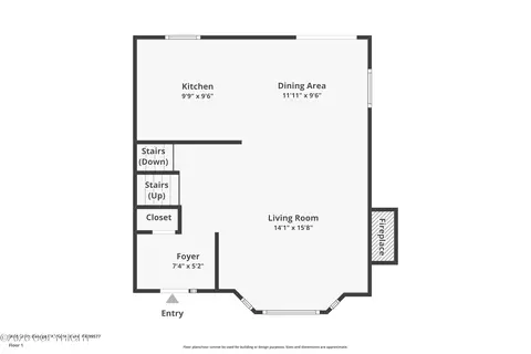 Floorplan - 9605 St George Cir, Eagle River, AK 99577 photo 1 of 3