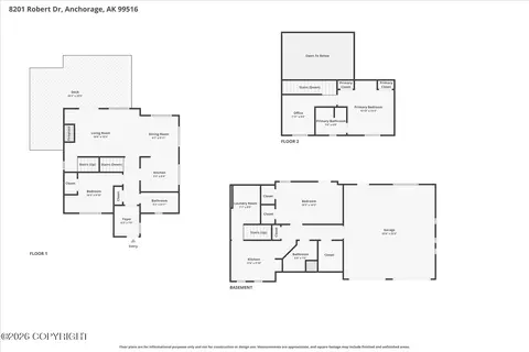 Floorplan - 8201 Robert Dr, Anchorage, AK 99516 photo 2 of 4