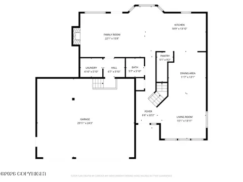 Floorplan - 16555 Baird Cir, Eagle River, AK 99577 photo 1 of 3
