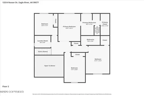 Floorplan - 13314 Rosser Dr, Eagle River, AK 99577 photo 6 of 6
