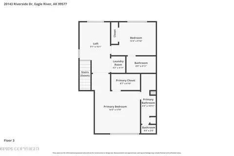 Floorplan - 20143 Riverside Dr # 4A, Eagle River, AK 99577 photo 3 of 3